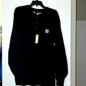 Carhartt Henley Black Size Large